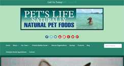 Desktop Screenshot of petslifenaturally.com